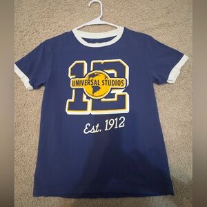 Universal Kids Navy and White Graphic Tee